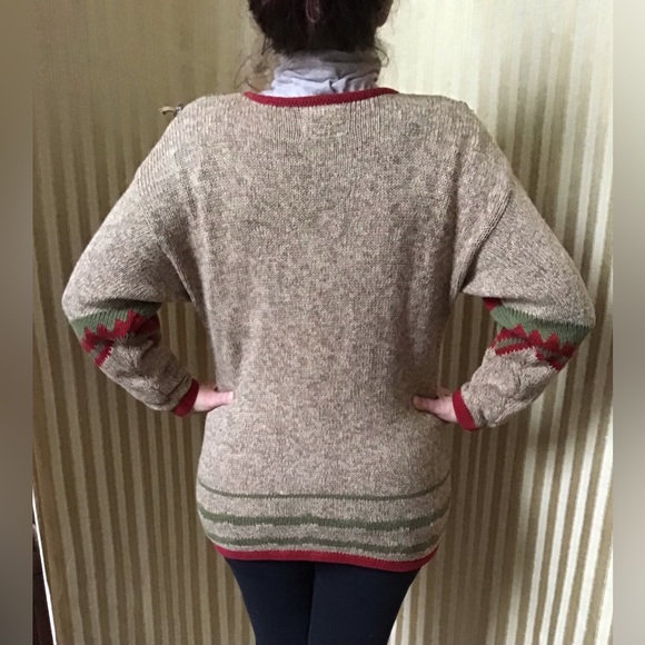 Cambridge Retro Aztec Design Sweater